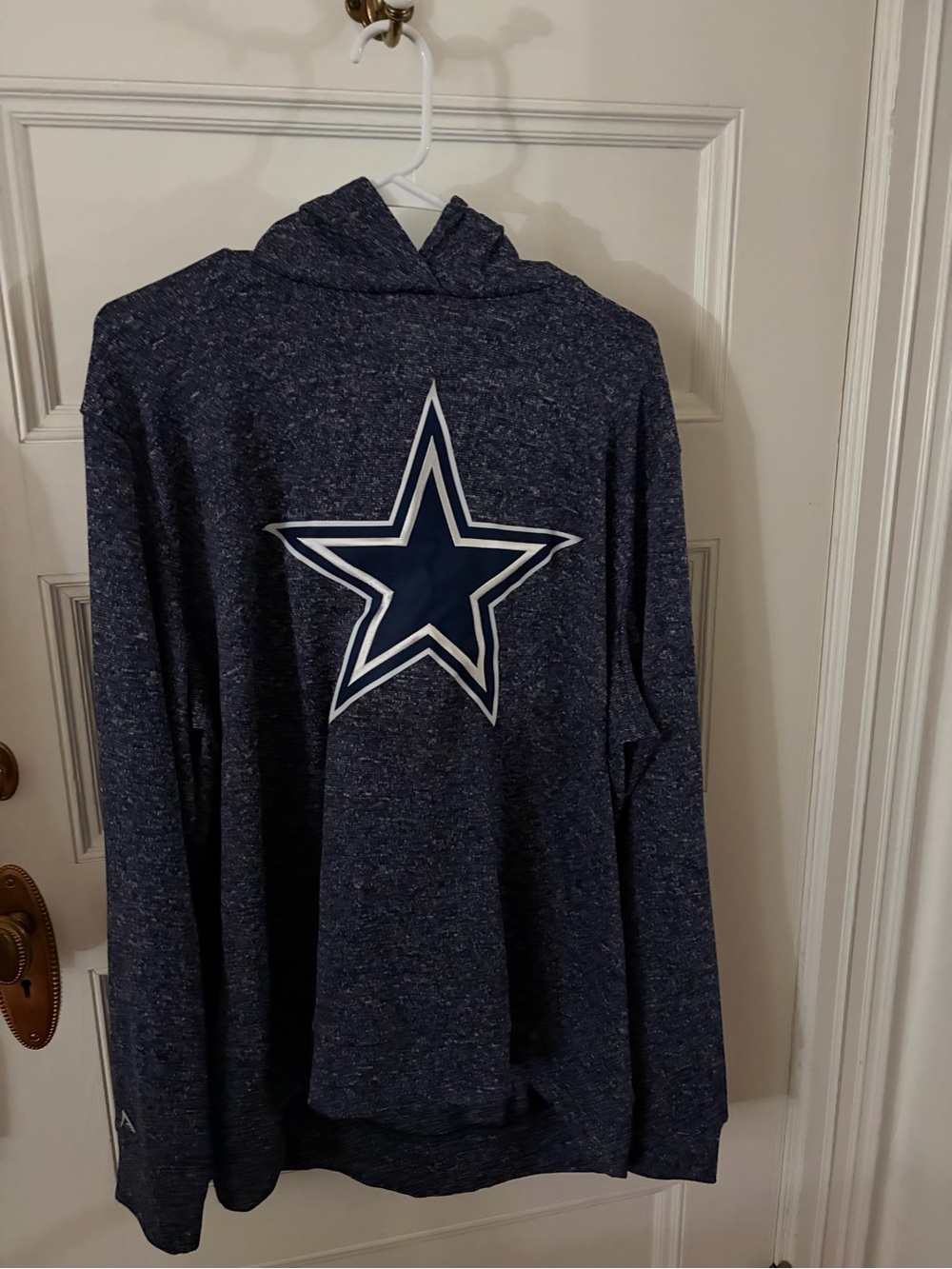 Men's Navy Star Zip-Up Hoodie - Team-Inspired Design